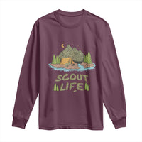 Scout Camping Long Sleeve Shirt Scout Camping Life Hiking Camping Outdoors Troop Leader