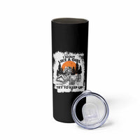 Scout Girl Skinny Tumbler I Scout Like A Girl Try To Keep Up Hiking Camping Scouting Lovers