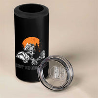 Scout Girl 4 in 1 Can Cooler Tumbler I Scout Like A Girl Try To Keep Up Hiking Camping Scouting