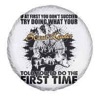 Funny Scouting Adventure Spare Tire Cover Doing What Your Scout Leader Told You To Do Camping Compass