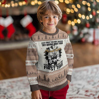 Funny Scouting Adventure Ugly Christmas Sweater Doing What Your Scout Leader Told You To Do Camping Compass - Wonder Print Shop