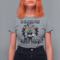 Funny Scouting Adventure T Shirt For Women Doing What Your Scout Leader Told You To Do Camping Compass