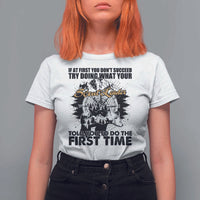 Funny Scouting Adventure T Shirt For Women Doing What Your Scout Leader Told You To Do Camping Compass