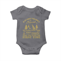 Funny Scouting Adventure Baby Onesie Doing What Your Scout Leader Told You To Do Camping Outdoors