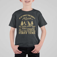 Funny Scouting Adventure T Shirt For Kid Doing What Your Scout Leader Told You To Do Camping Outdoors