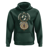 Funny Scout Camping Hoodie Camper Is Intents Compass Hiking Outdoors Adventure TS02