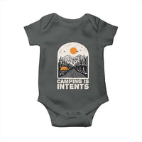 Funny Scout Camping Baby Onesie Camping Is Intents Hiking Outdoors Adventure - Wonder Print Shop