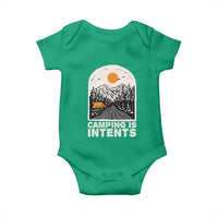 Funny Scout Camping Baby Onesie Camping Is Intents Hiking Outdoors Adventure - Wonder Print Shop