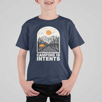 Funny Scout Camping T Shirt For Kid Camping Is Intents Hiking Outdoors Adventure - Wonder Print Shop