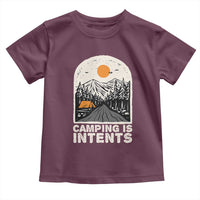 Funny Scout Camping Toddler T Shirt Camping Is Intents Hiking Outdoors Adventure - Wonder Print Shop