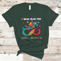 Autism Support I Wear Blue For Autism Awareness Autism Acceptance Autistic Support Neurodiversity T Shirt - Wonder Print Shop