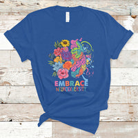 Autism Awareness Autism Acceptance Embrace Neurodiversity ADHD Awareness Autism ASD Neurodivergent T Shirt - Wonder Print Shop