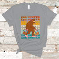 Funny Bigfoot Lover Egg Hunter Bigfoot In Bunny Costume Egg Hunting Halloween Costume For Kids Boys Girls T Shirt - Wonder Print Shop