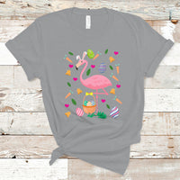 Cute Flamingo Custome Pink Flamingo Lover Bunny Egg Hunter Halloween Costume For Kids Boys Girls T Shirt - Wonder Print Shop