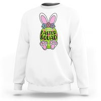 Happy Easter Day Easter Egg Costume Easter Squad Rabbit Bunny Egg Hunt Family Group Matching Sweatshirt - Wonder Print Shop