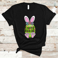 Happy Easter Day Easter Egg Costume Easter Squad Rabbit Bunny Egg Hunt Family Group Matching T Shirt - Wonder Print Shop
