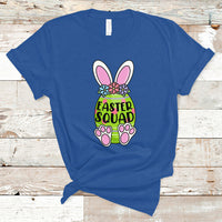 Happy Easter Day Easter Egg Costume Easter Squad Rabbit Bunny Egg Hunt Family Group Matching T Shirt - Wonder Print Shop