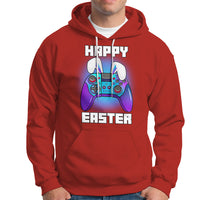 Funny Gaming Gamer E Is For Enjoying Games Video Games Lover Bunny Console Boys Girls Hoodie - Wonder Print Shop