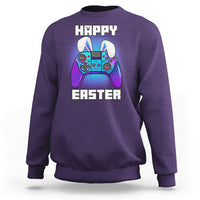Funny Gaming Gamer E Is For Enjoying Games Video Games Lover Bunny Console Boys Girls Sweatshirt - Wonder Print Shop