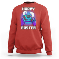 Funny Gaming Gamer E Is For Enjoying Games Video Games Lover Bunny Console Boys Girls Sweatshirt - Wonder Print Shop