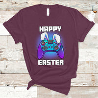 Funny Gaming Gamer E Is For Enjoying Games Video Games Lover Bunny Console Boys Girls T Shirt - Wonder Print Shop