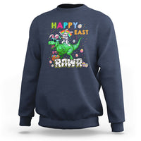 Easter Day Dinosaur Lover Happy East-Rawr Dabbing Egg Clothing For Kids Boys Girls Sweatshirt - Wonder Print Shop