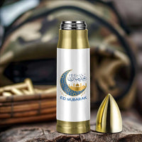 Eid Mubarak Crescent Moon Mosque Bullet Tumbler Arabic Calligraphy Islamic Celebration Gift