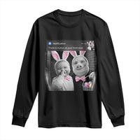 Funny Easter AI Baby with John Pork Meme Long Sleeve Shirt There Is Motion at Your Front Door Notification Humor