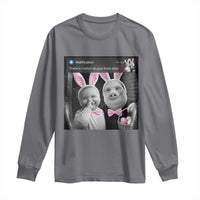 Funny Easter AI Baby with John Pork Meme Long Sleeve Shirt There Is Motion at Your Front Door Notification Humor
