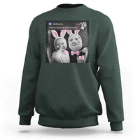 Funny Easter AI Baby with John Pork Meme Sweatshirt There Is Motion at Your Front Door Notification Humor