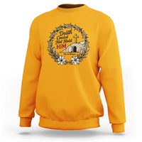 Death Could Not Hold Him Jesus Christian Easter Sweatshirt He Is Risen Faith Message