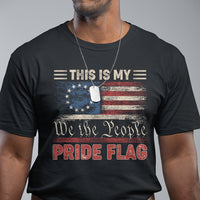 This Is My Pride Flag USA American 4th Of July Patriotic T Shirt - Wonder Print Shop