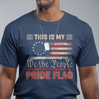 This Is My Pride Flag USA American 4th Of July Patriotic T Shirt - Wonder Print Shop