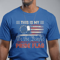 This Is My Pride Flag USA American 4th Of July Patriotic T Shirt - Wonder Print Shop