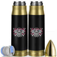 Patriotic Soldier Skull Bullet Tumbler 4th of July American Flag US Pride