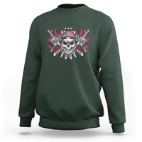 Sweatshirt American Soldier Skull 4th of July American Flag USA US Pride Proud To Be An American Patriotic - Wonder Print Shop