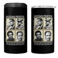 Freedom Fighters Heritage 4 in 1 Can Cooler Tumbler Malcolm X Marcus Garvey Huey P Newton Steve Biko Revolution - Wonder Print Shop