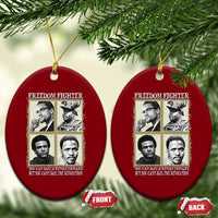 Freedom Fighters Heritage Ceramic Ornament Malcolm X Marcus Garvey Huey P Newton Steve Biko Revolution - Wonder Print Shop
