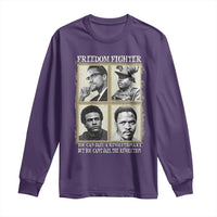 Freedom Fighters Heritage Long Sleeve Shirt Malcolm X Marcus Garvey Huey P Newton Steve Biko Revolution - Wonder Print Shop