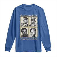 Freedom Fighters Heritage Long Sleeve Shirt Malcolm X Marcus Garvey Huey P Newton Steve Biko Revolution - Wonder Print Shop