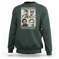 Freedom Fighters Heritage Sweatshirt Malcolm X Marcus Garvey Huey P Newton Steve Biko Revolution - Wonder Print Shop