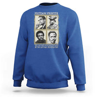 Freedom Fighters Heritage Sweatshirt Malcolm X Marcus Garvey Huey P Newton Steve Biko Revolution - Wonder Print Shop