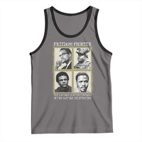 Freedom Fighters Heritage Tank Top Malcolm X Marcus Garvey Huey P Newton Steve Biko Revolution - Wonder Print Shop