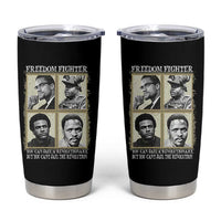 Freedom Fighters Heritage Tumbler Cup Malcolm X Marcus Garvey Huey P Newton Steve Biko Revolution - Wonder Print Shop