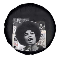 Angela Davis Spare Tire Cover Raise Your Voice Revolutionary Power Liberation - Wonder Print Shop
