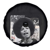 Angela Davis Spare Tire Cover Raise Your Voice Revolutionary Power Liberation - Wonder Print Shop
