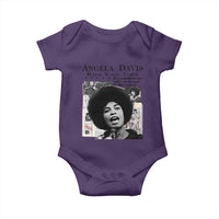 Angela Davis Baby Onesie Raise Your Voice Revolutionary Power Liberation - Wonder Print Shop