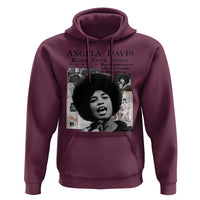 Angela Davis Hoodie Raise Your Voice Revolutionary Power Liberation - Wonder Print Shop