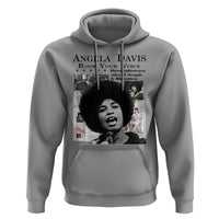 Angela Davis Hoodie Raise Your Voice Revolutionary Power Liberation - Wonder Print Shop