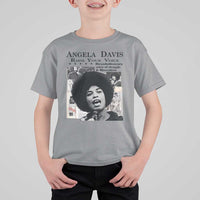 Angela Davis T Shirt For Kid Raise Your Voice Revolutionary Power Liberation - Wonder Print Shop
